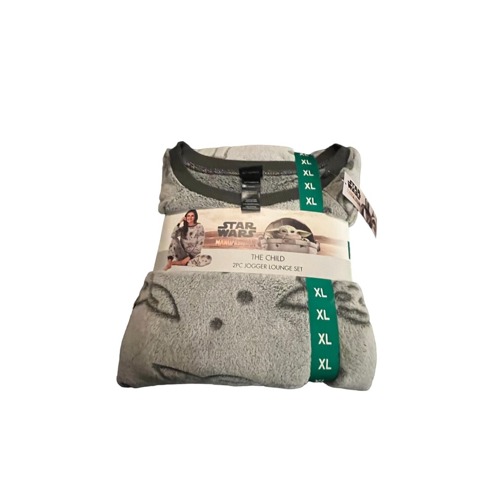 Star Wars Yoda Fleece Pajamas XL - Picture 2 of 5